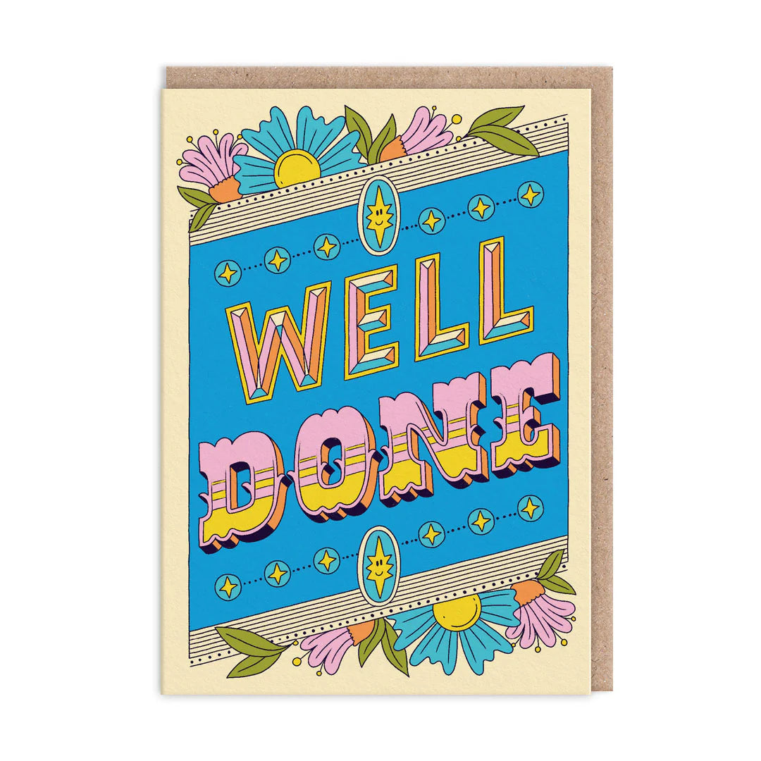 Well Done, Congratulations Greeting Card