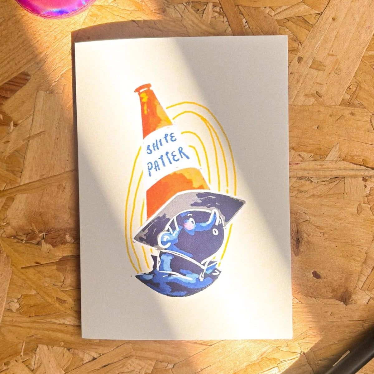 Shite Patter Greeting Card