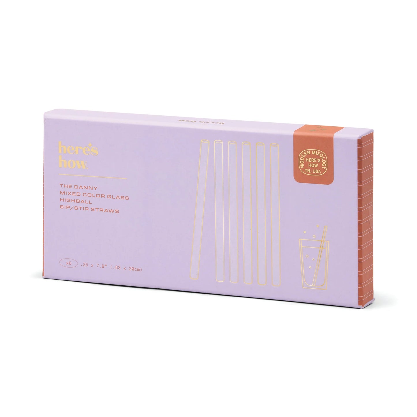 Highball Reusable Glass Straws