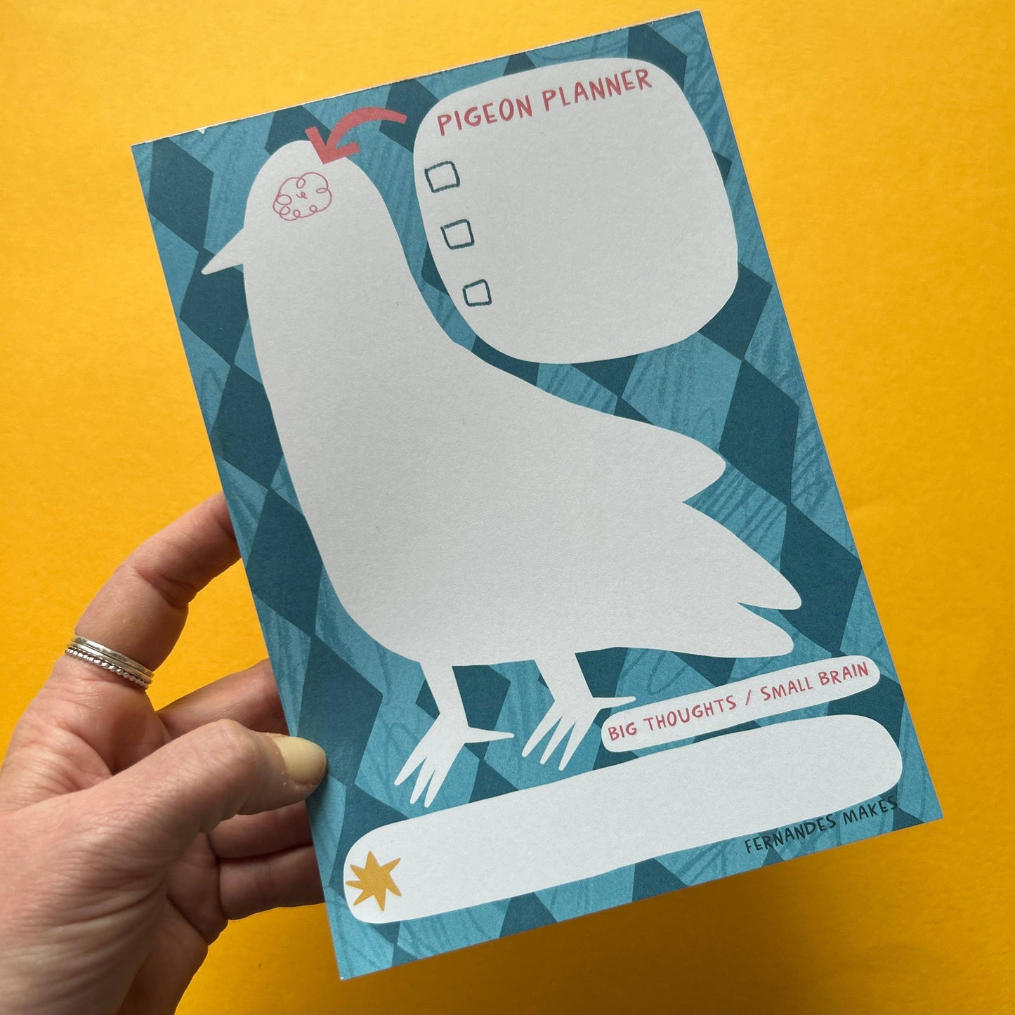 Pigeon Planner - A5 Notepad
