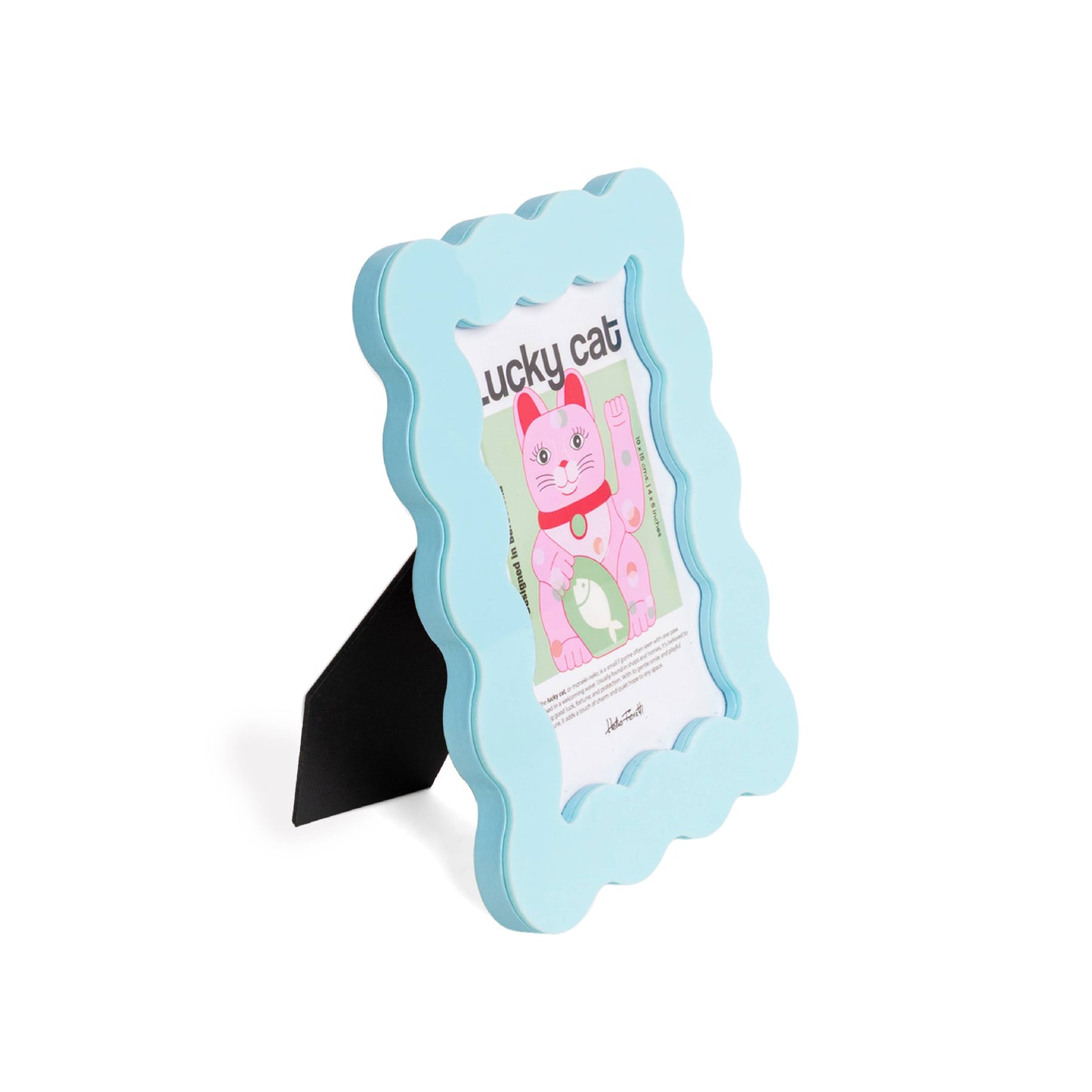 Light Blue Petal Photo Frame - Large
