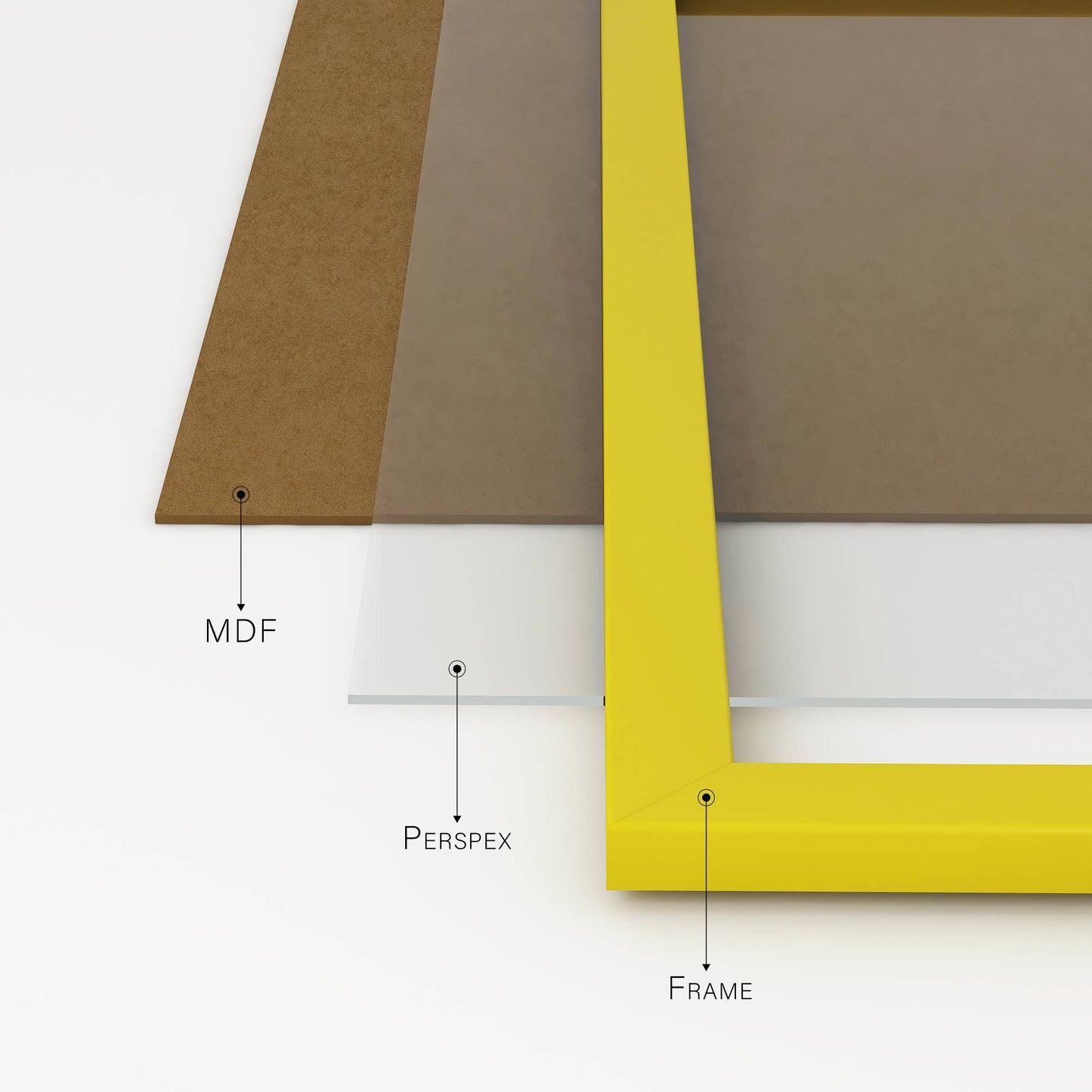 Yellow A3 Picture Frame