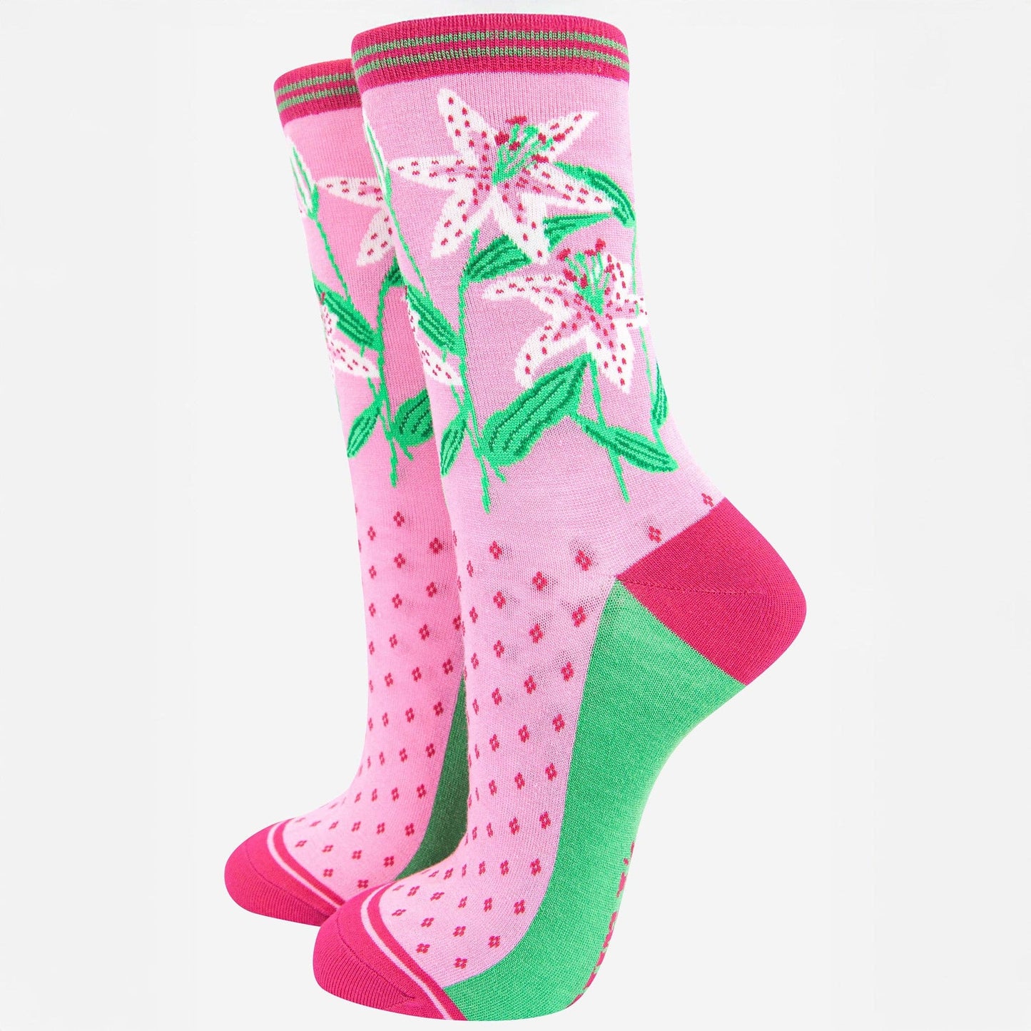 Floral Women's Bamboo Socks Gift Box