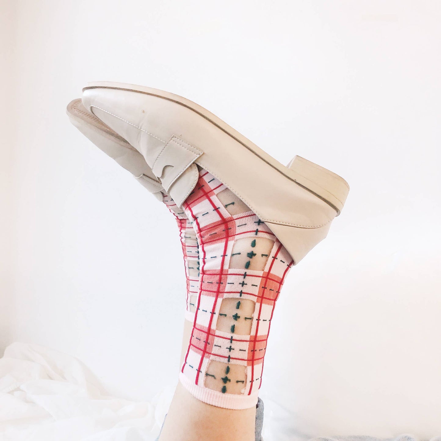 Tartan Sheer Socks