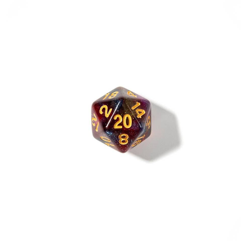 Starlight Reverie Acrylic Dice - 7 Piece Set