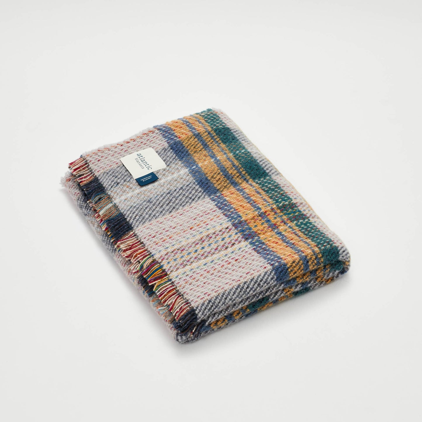 Random Recycled Wool Blanket by Atlantic Blankets