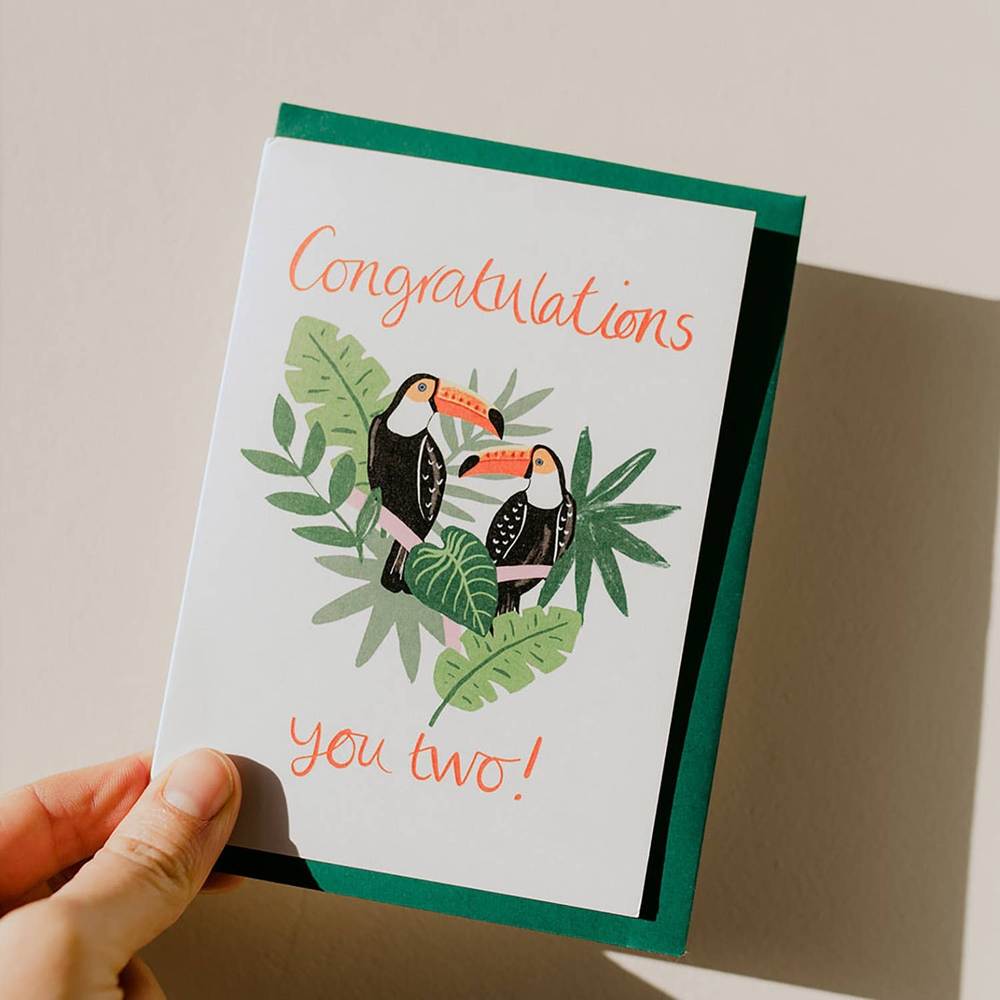Congratulations you Two! Toucans card