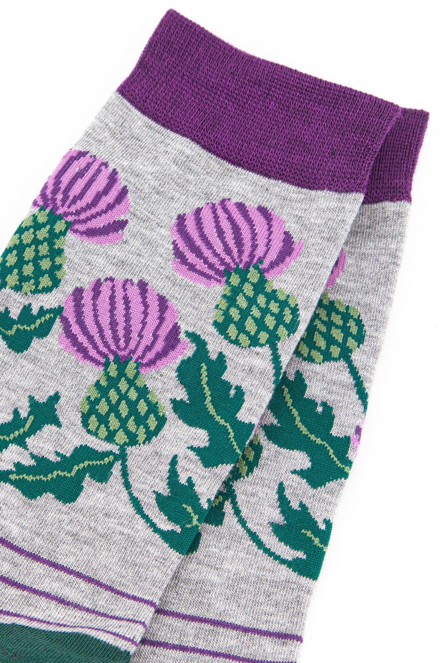 Men's Scottish Thistle Bamboo Socks
