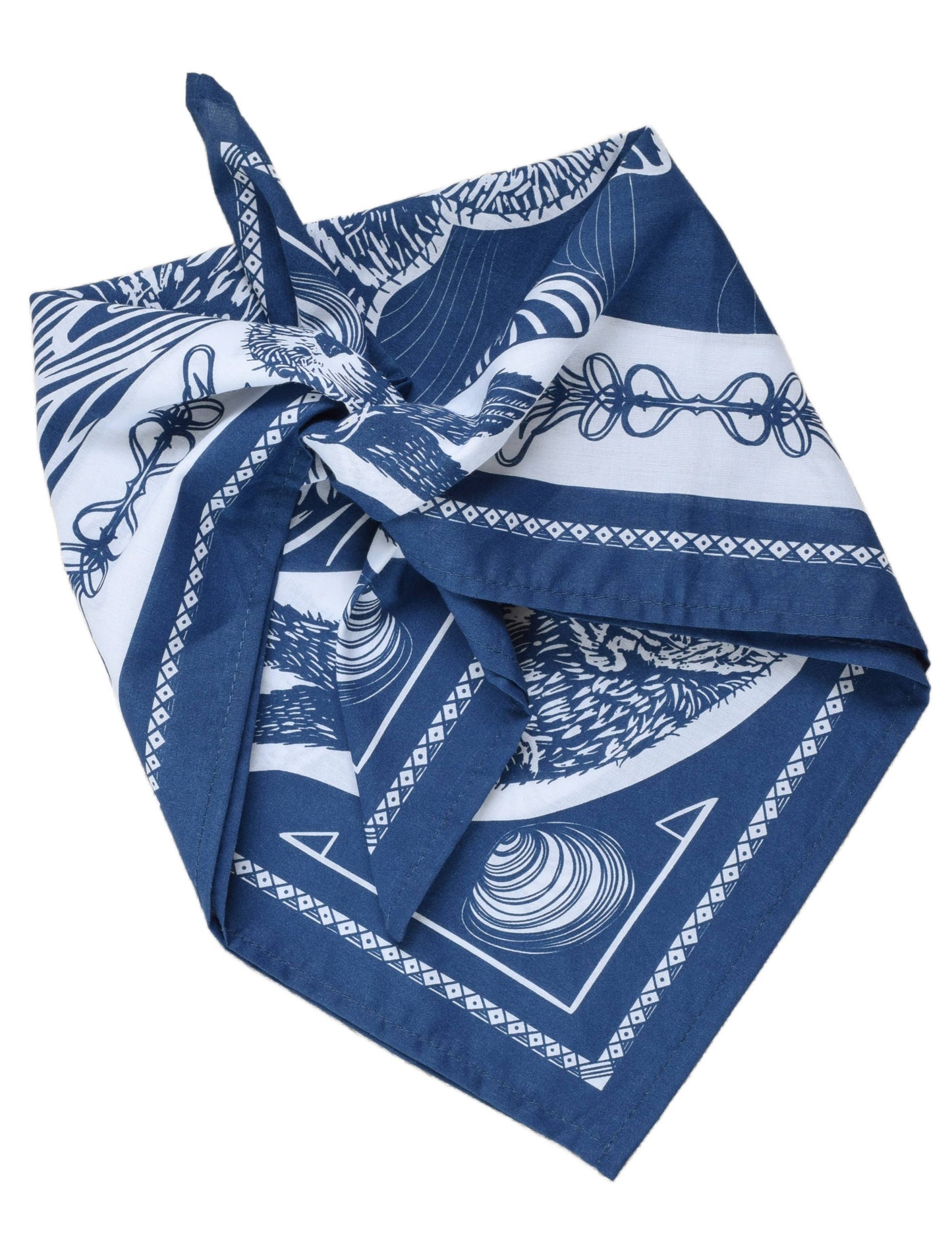 Navy Otter Bandana