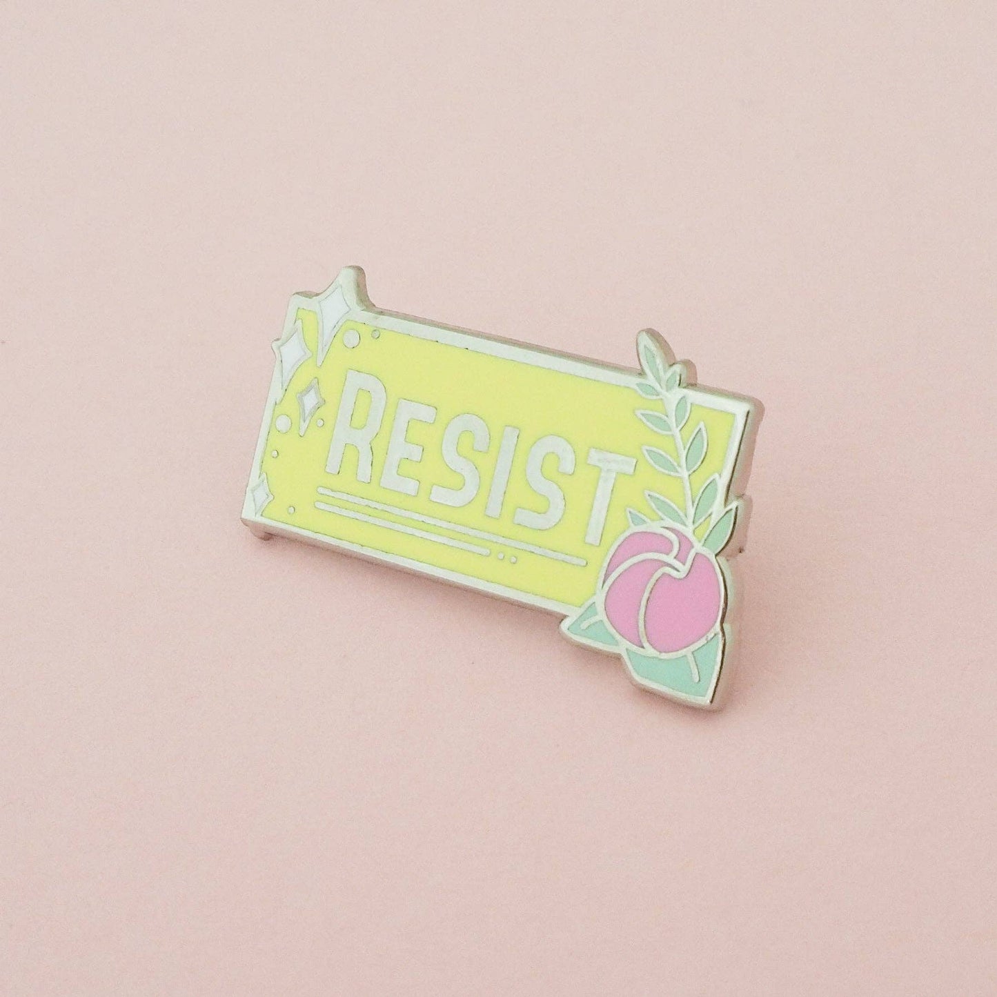 Resist Enamel Pin