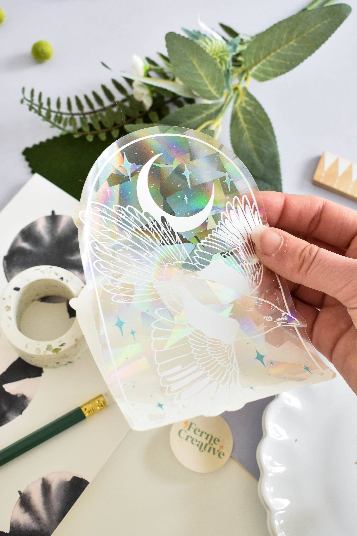 Magpie Suncatcher Decal