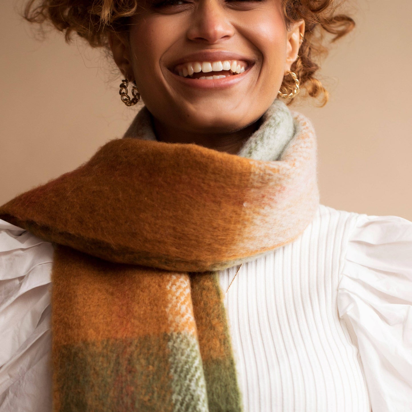 Stockholm Scarf - Mossy Spring - by Arctic Fox- 100% Recycled