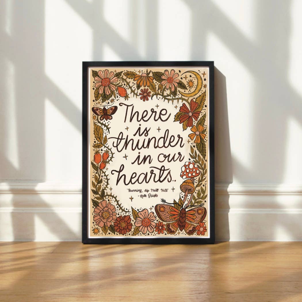 Thunder in Our Hearts - A4 Art Print