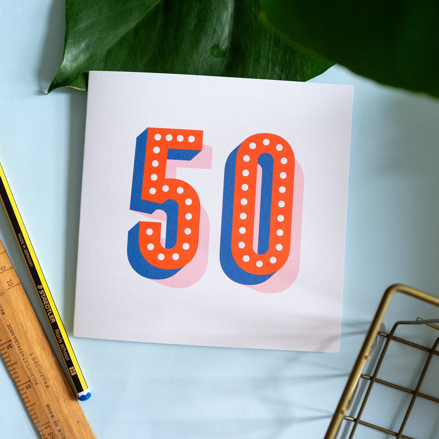 50 Age Milestone Birthday Card