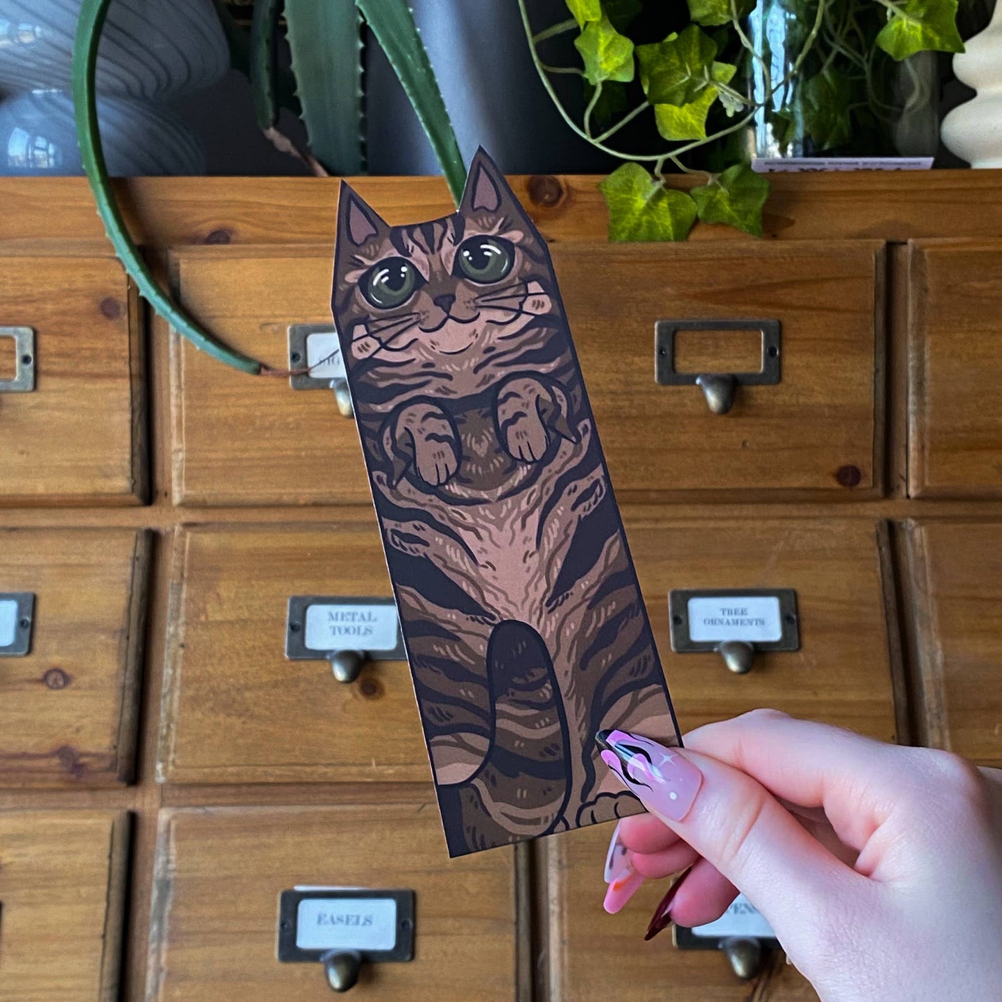 Full Tabby Cat Bookmark