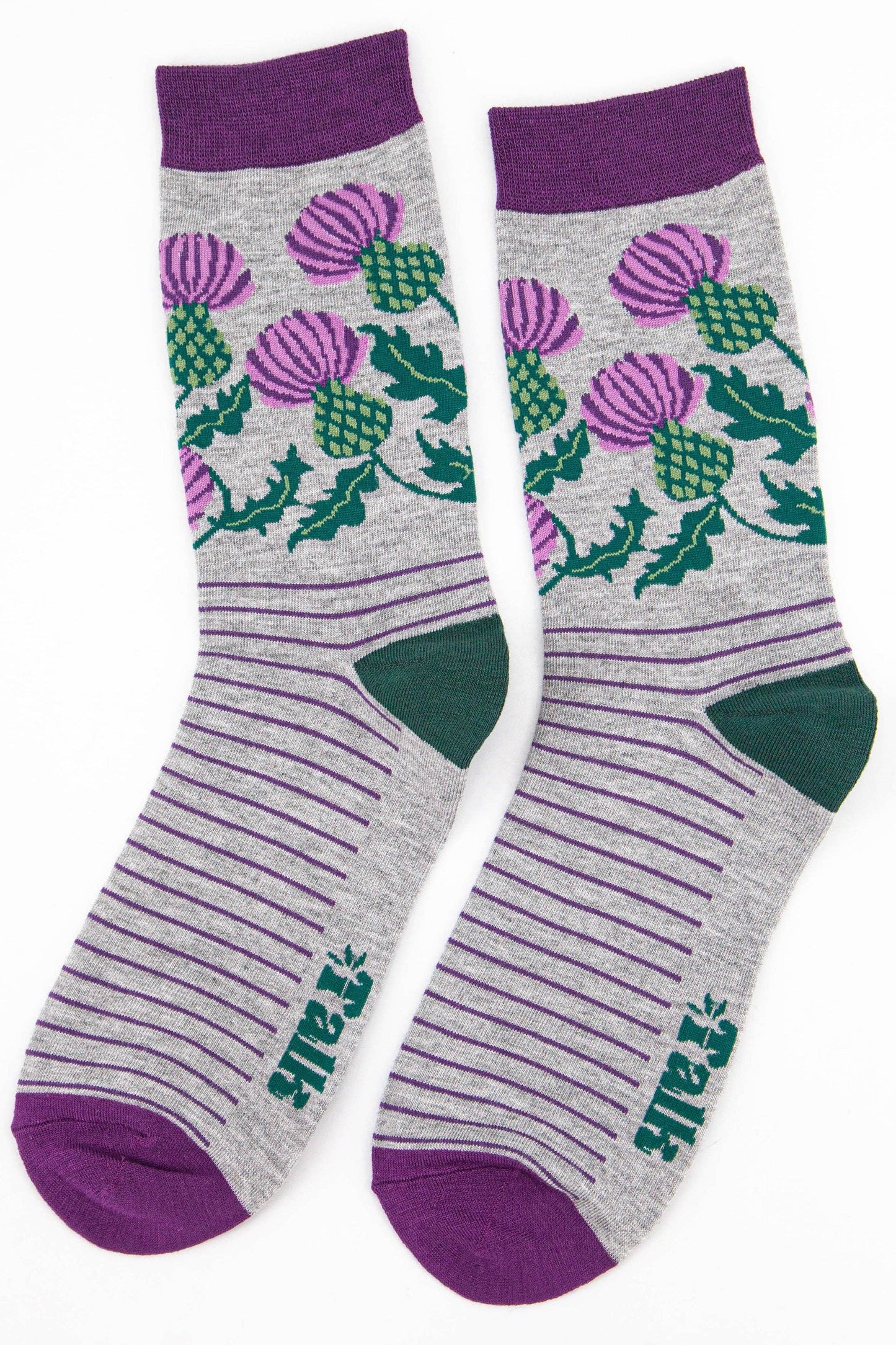 Men's Scottish Thistle Bamboo Socks