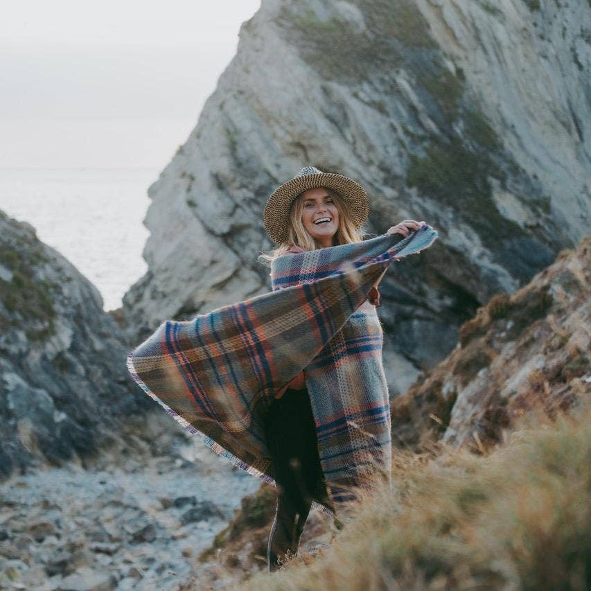 Random Recycled Wool Blanket by Atlantic Blankets