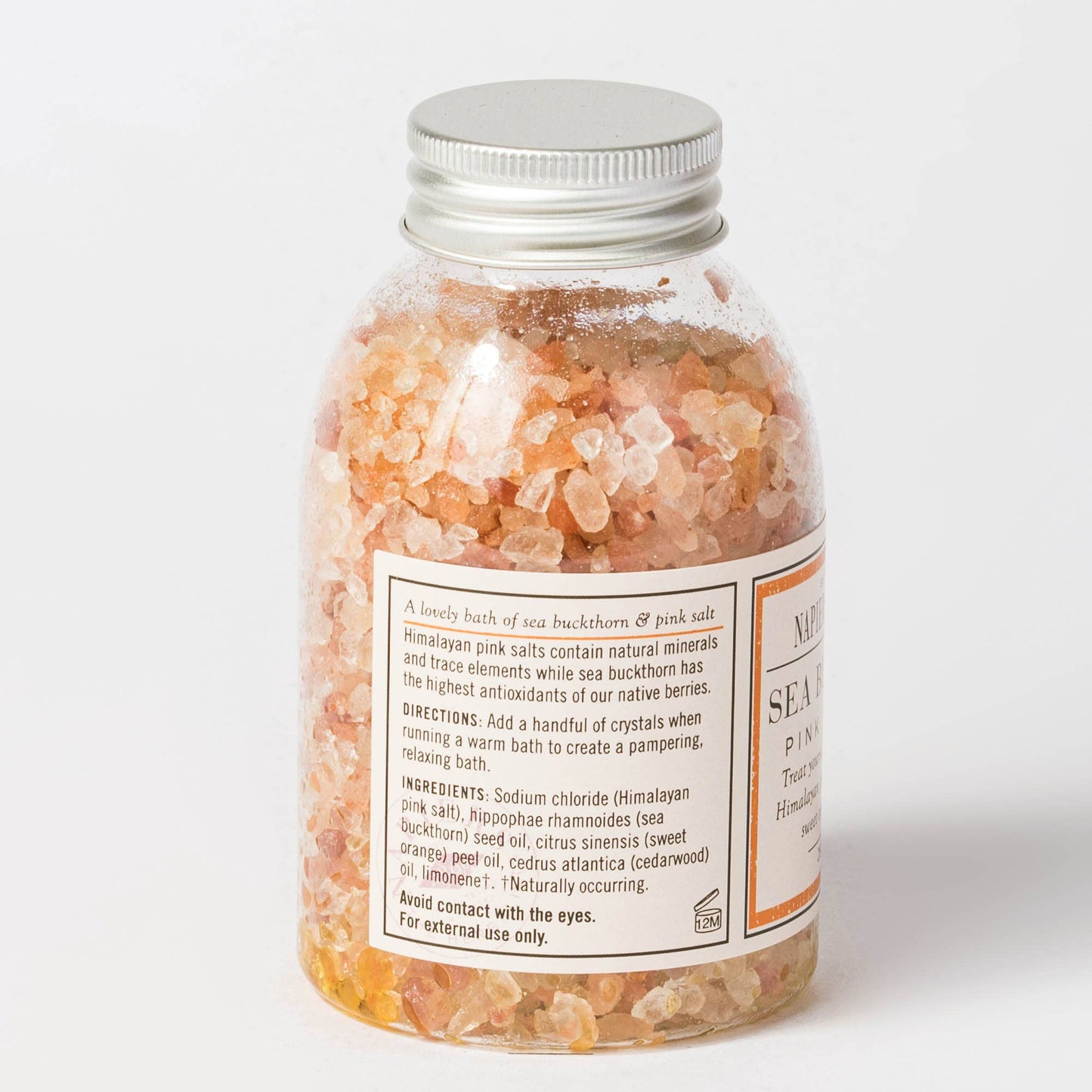 Napiers Sea Buckthorn Pink Bath Salts