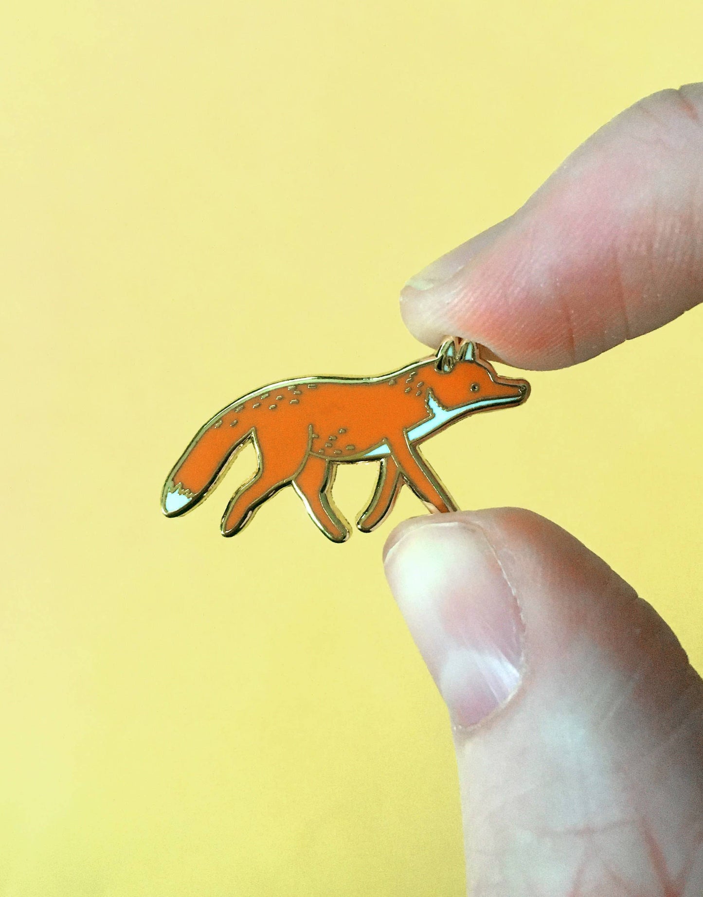 Fox Enamel Pin