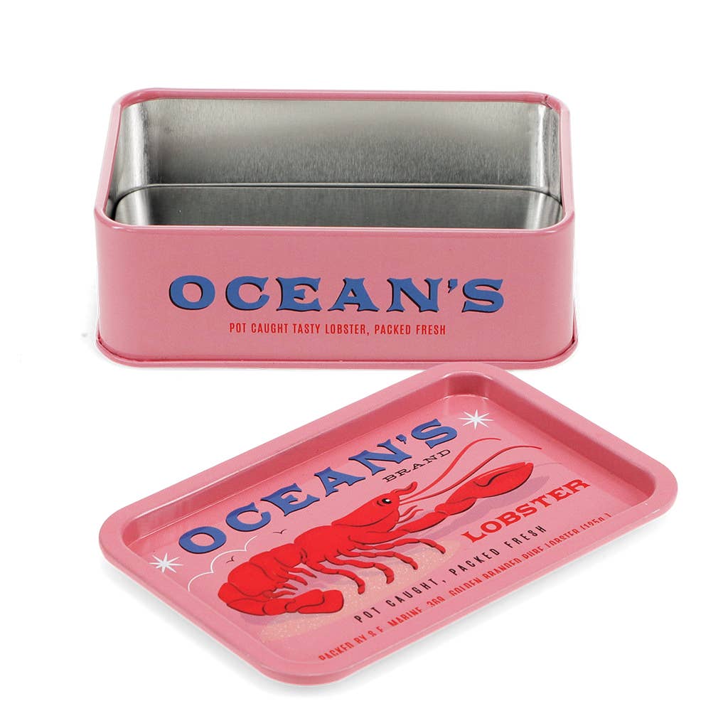 Lobster Mini Storage Tin