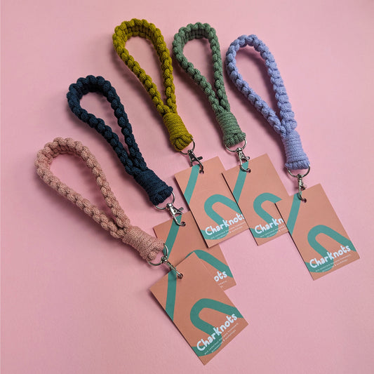 Macrame Wristlet Keyring