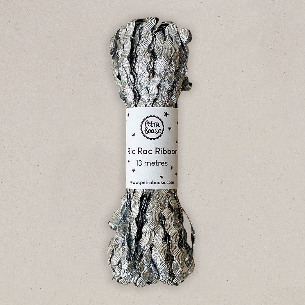 Silver Ric Rac Ribbon 13m