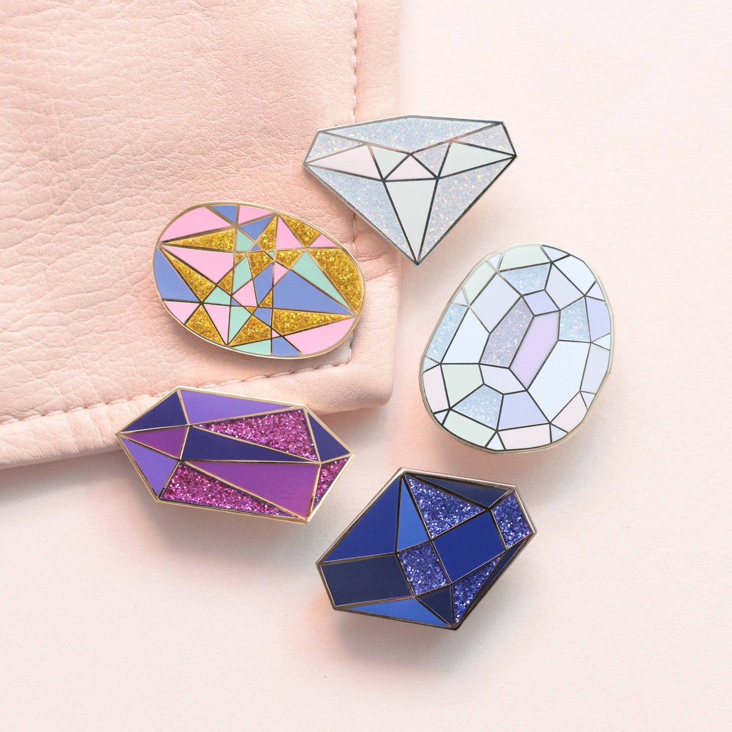 Gemstone Enamel Pin