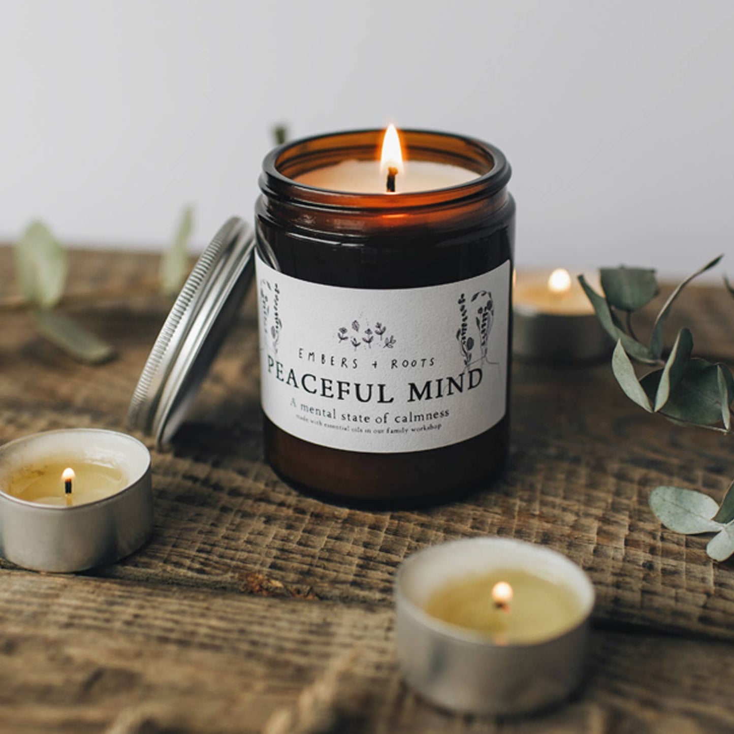 Peaceful Mind Essential Oil Soy Candle