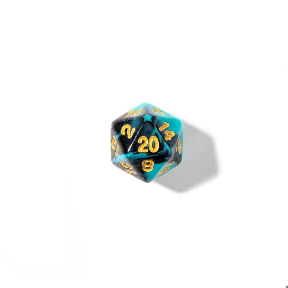 Shadowed Abyss | Acrylic Dice | 7-Polyhedral Set