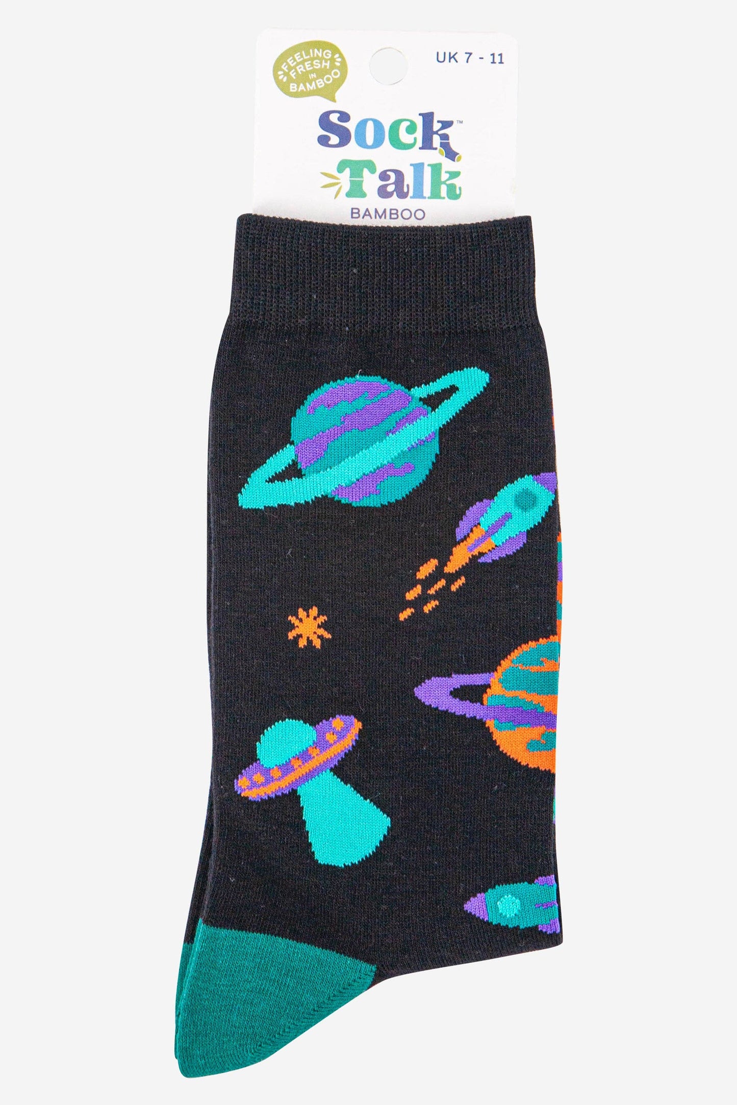 Retro Space Invasion Men's Bamboo Socks