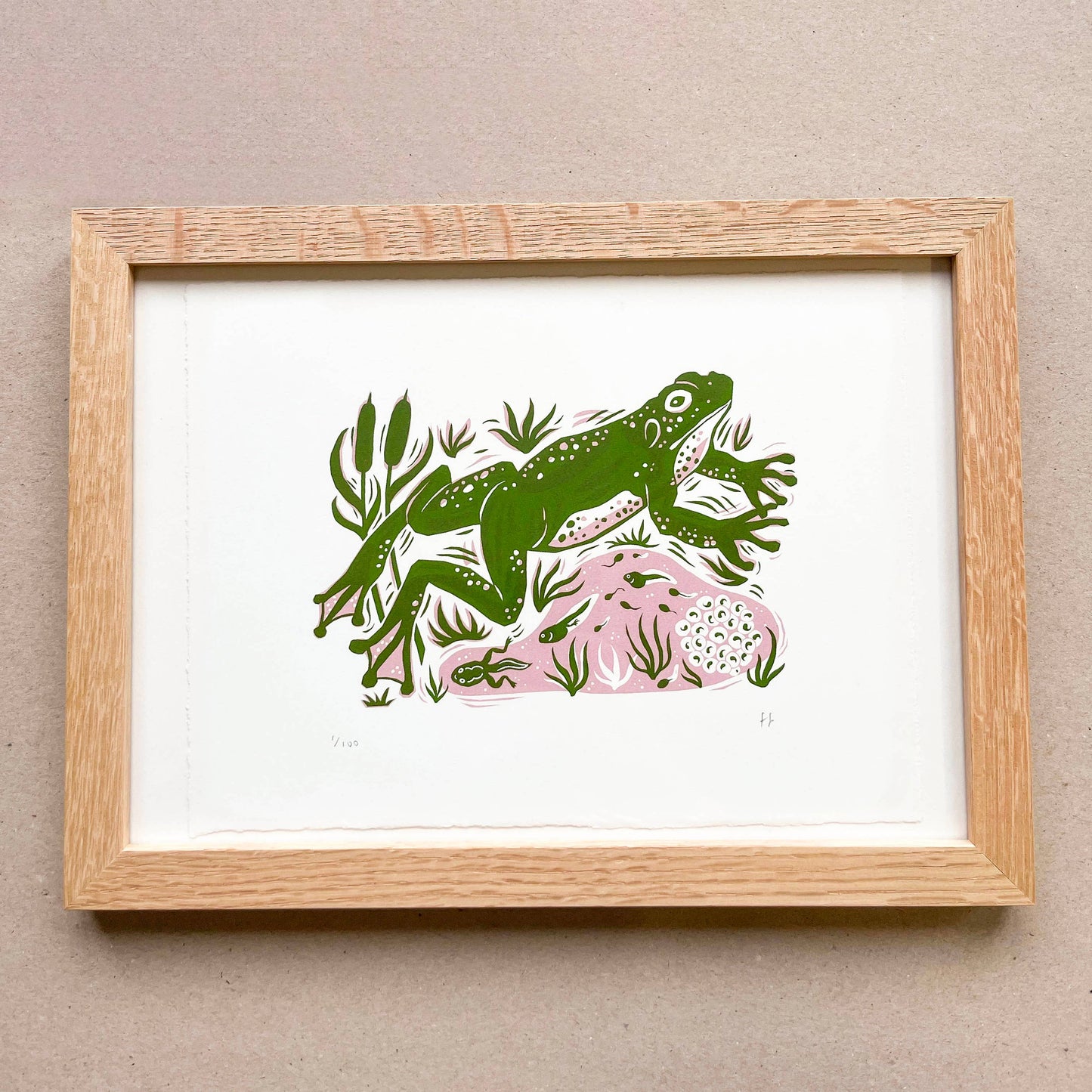 Green Frog - Limited Edition Screen Print
