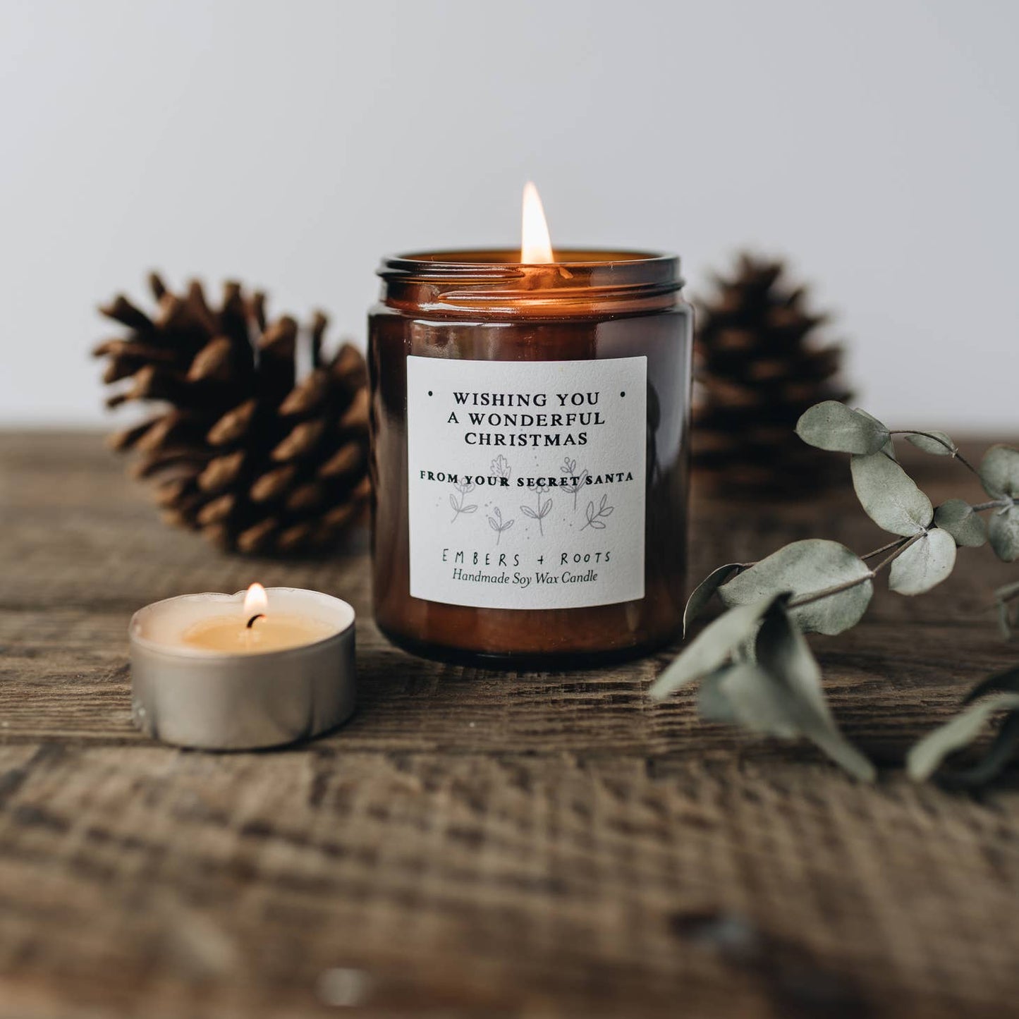 Secret Santa Soy Wax Candle: Clementine & clove