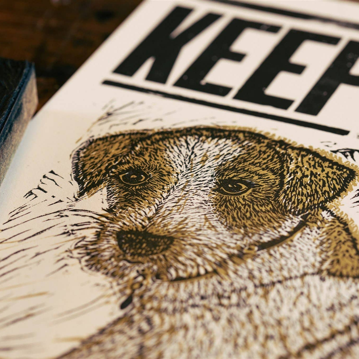 Terrier On Duty Poster