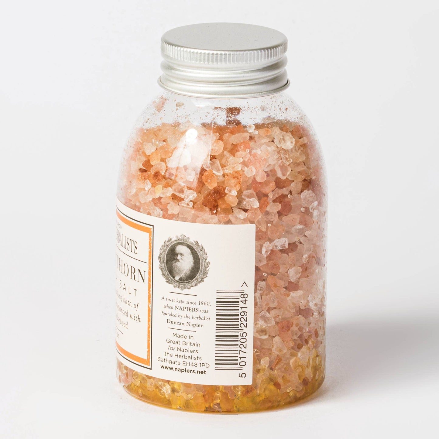 Napiers Sea Buckthorn Pink Bath Salts