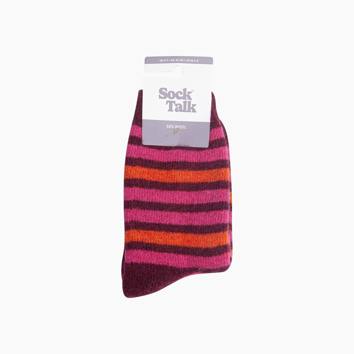 Cosy Stripe Wool Blend Socks