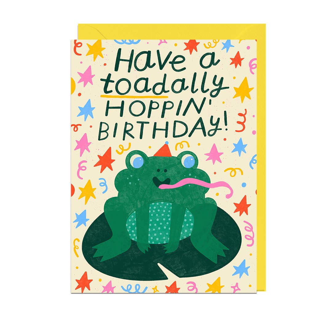Toad Birthday Card