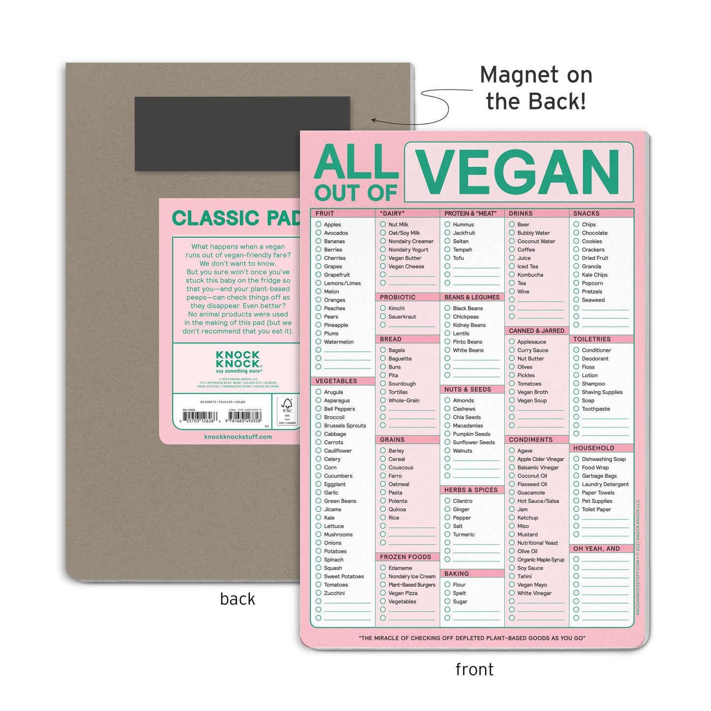 All Out Of Magnet Pad (Vegan)