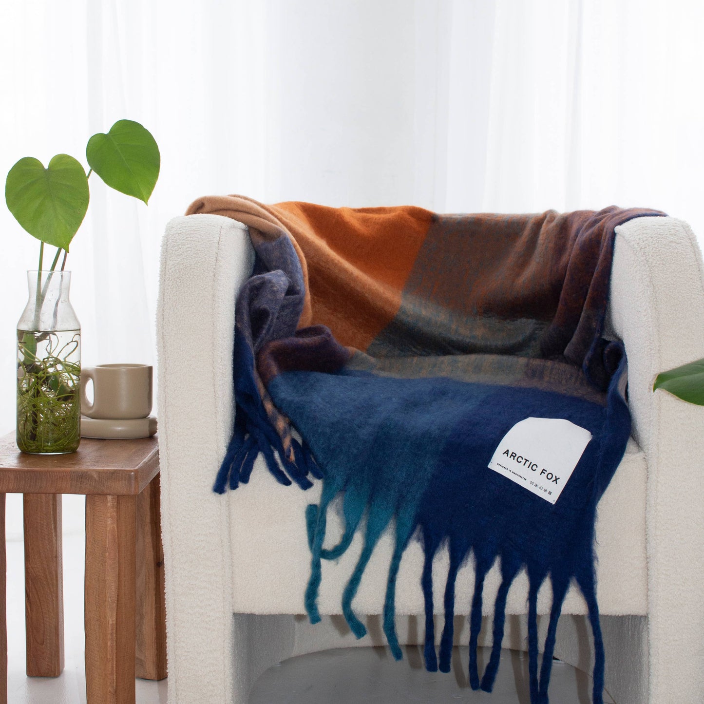 The Reykjavik Throw - 100% Recycled - Tokyo Lights - AW25