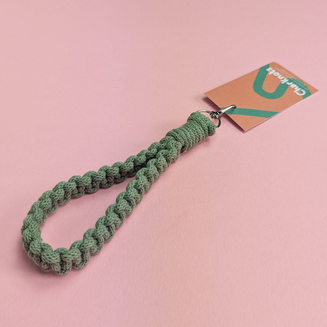 Macrame Wristlet Keyring