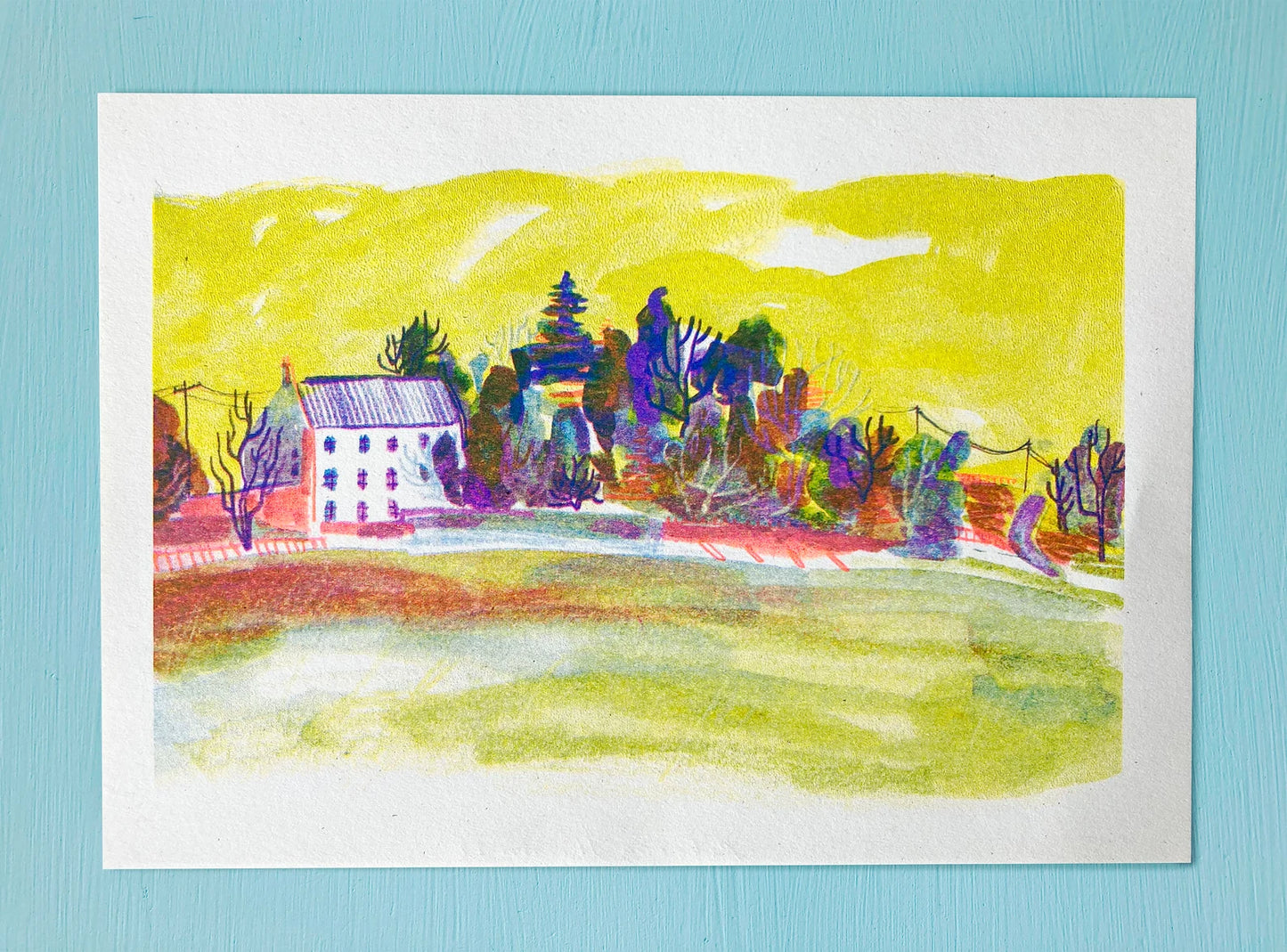 Summer Farm A5 Print
