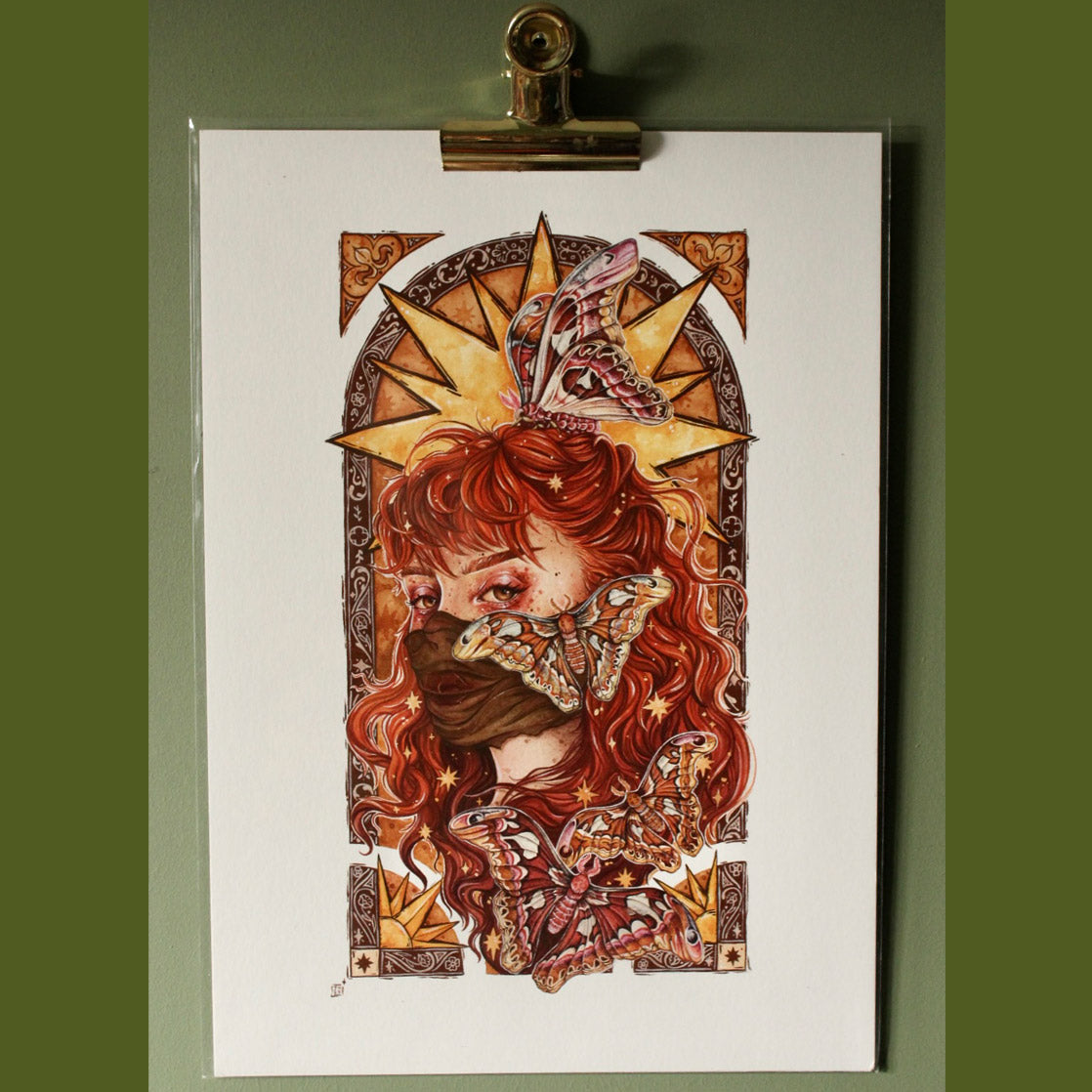 Attaca Art Print by Juniper North