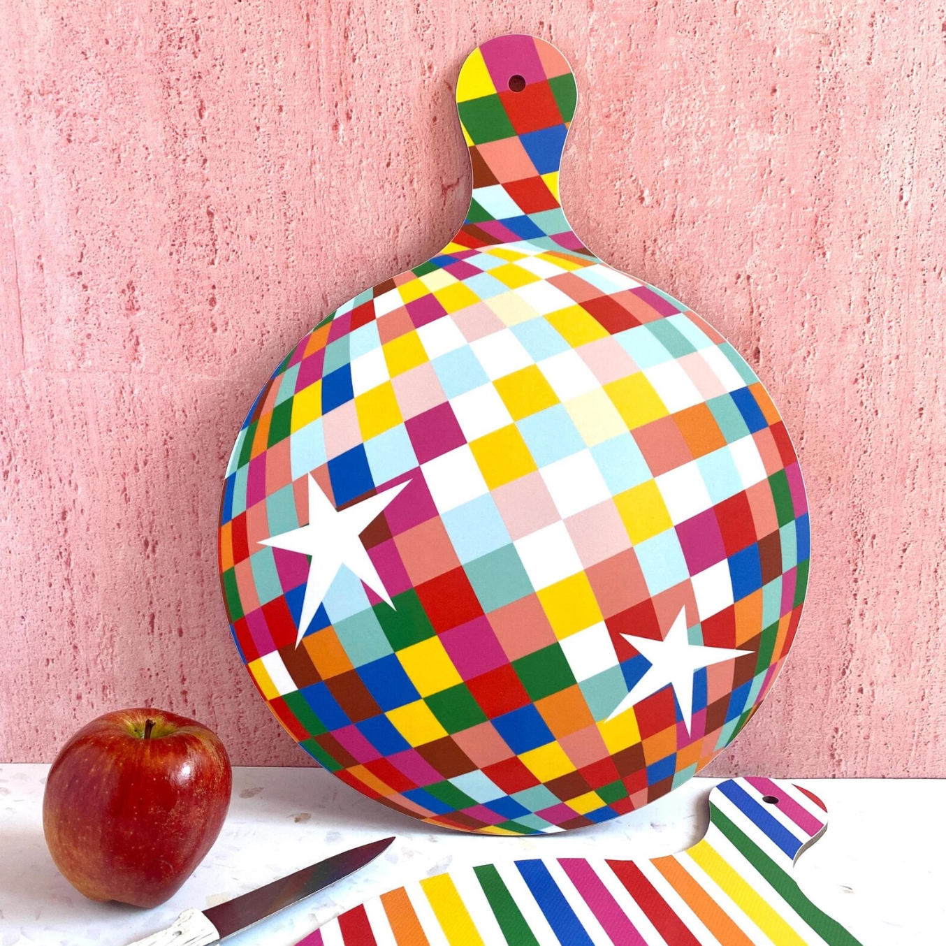 Disco Ball Large Vegetable Chopping Board
