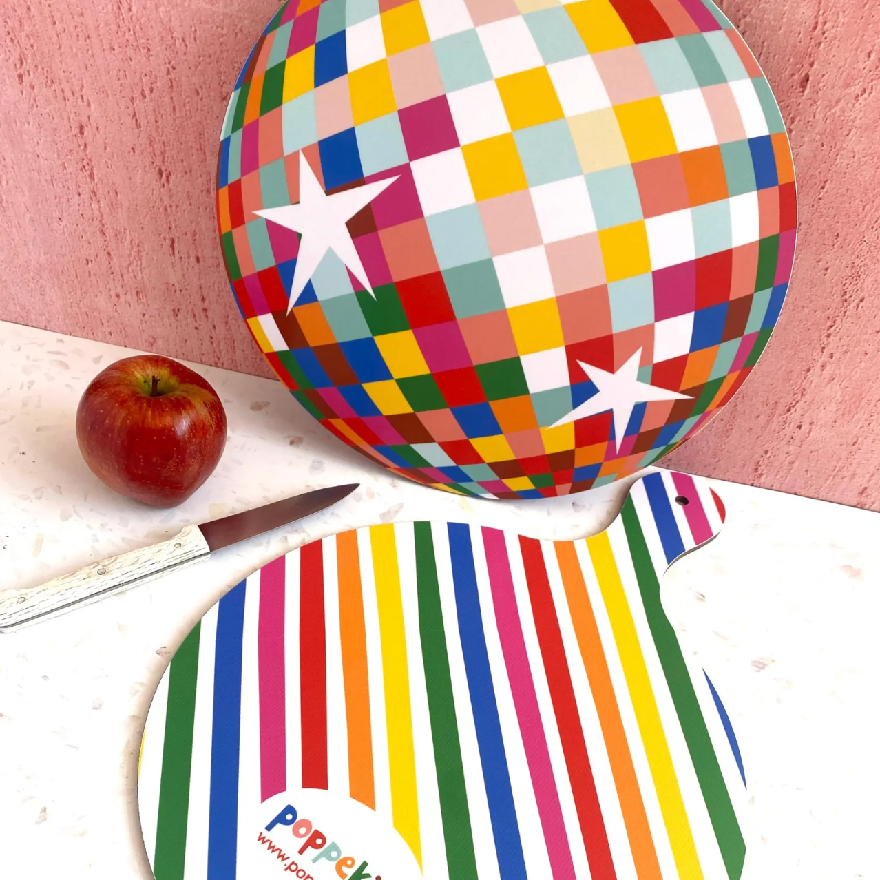 Disco Ball Large Vegetable Chopping Board