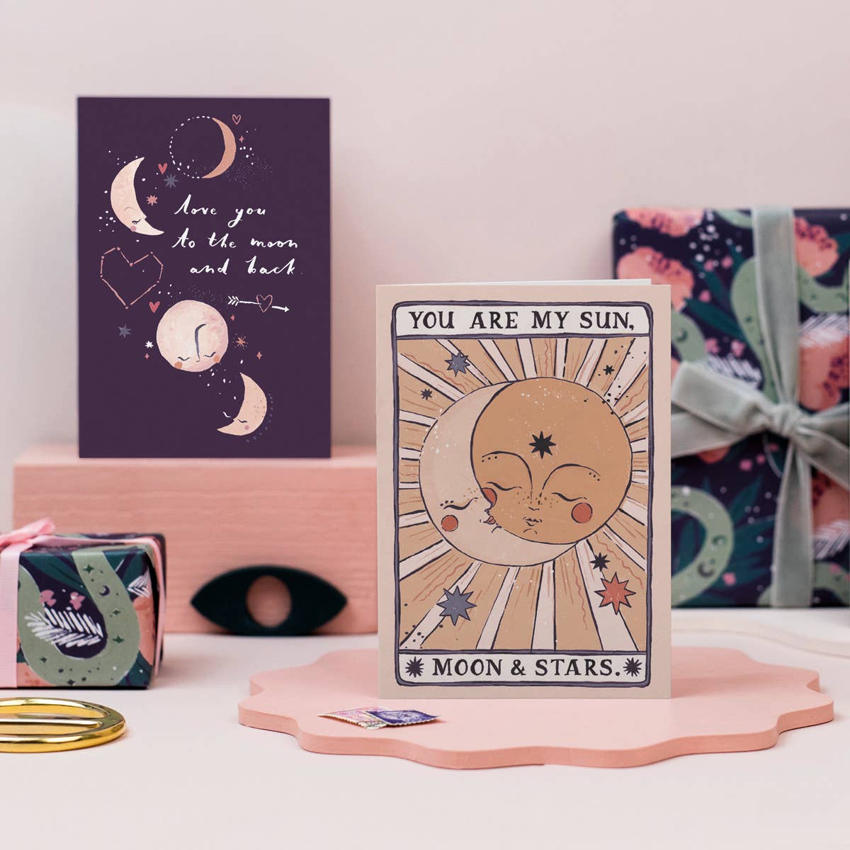 Sun, Moon & Stars Card Valentine's Card