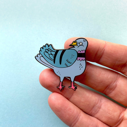 Pigeon Enamel Pin