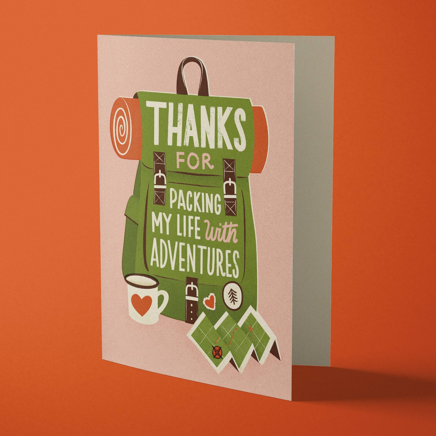 Adventure Backpack Greeting Card
