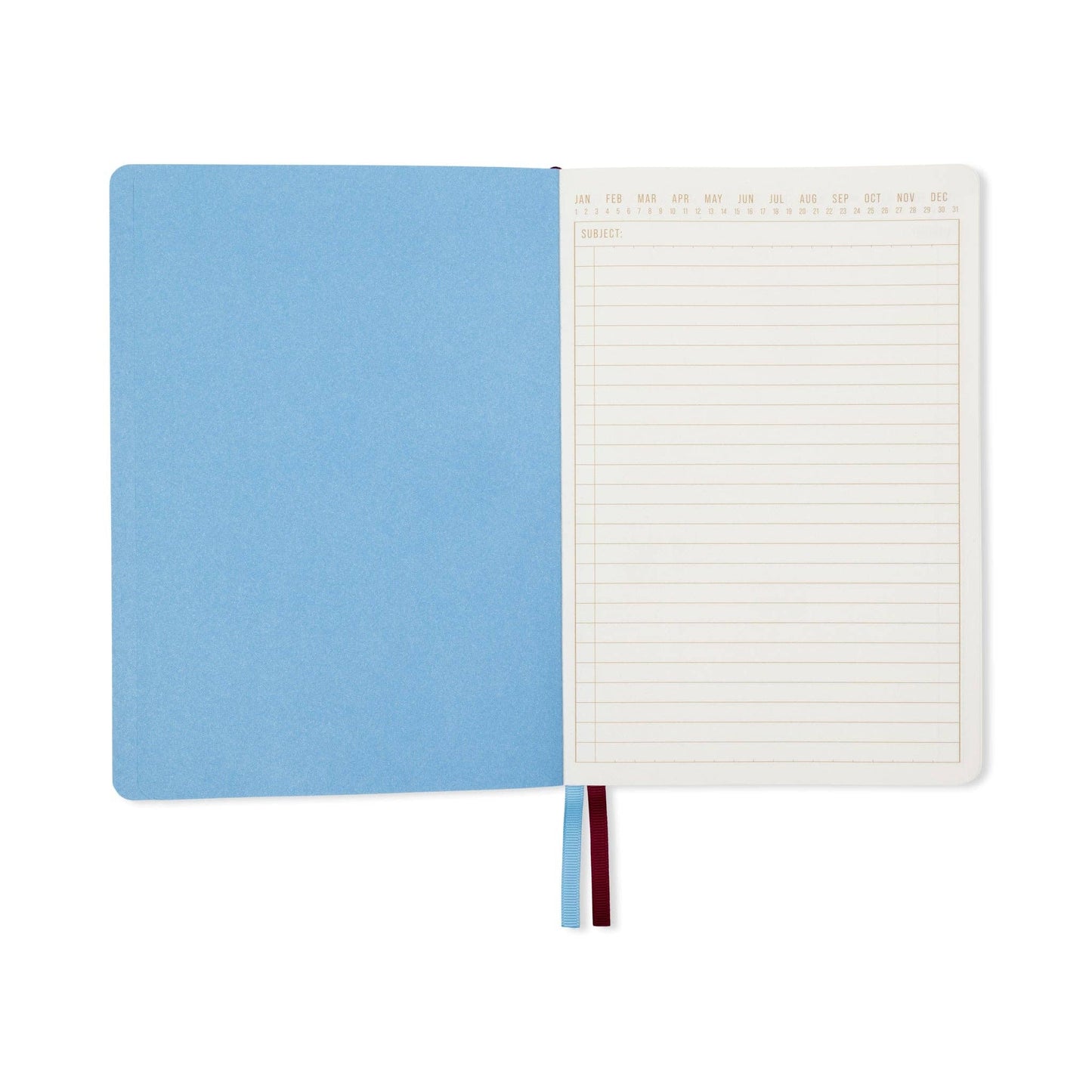 Marble Soft Cover Journal - Burgundy