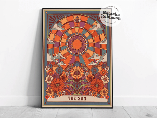 The Sun A4 Art Print
