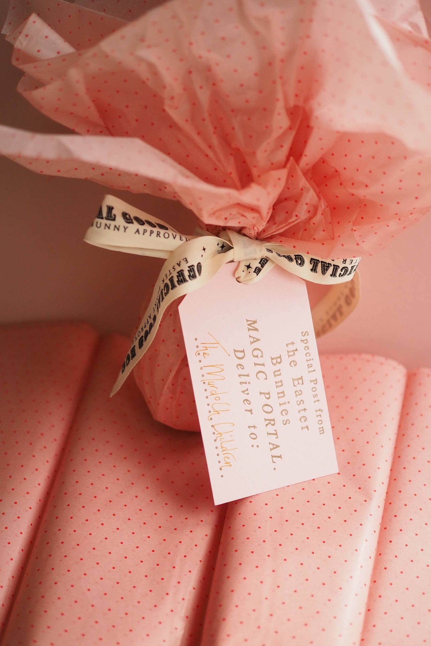 Easter gift tags letter press