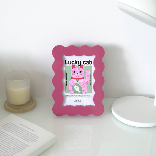 Magenta Petal Photo Frame - Large